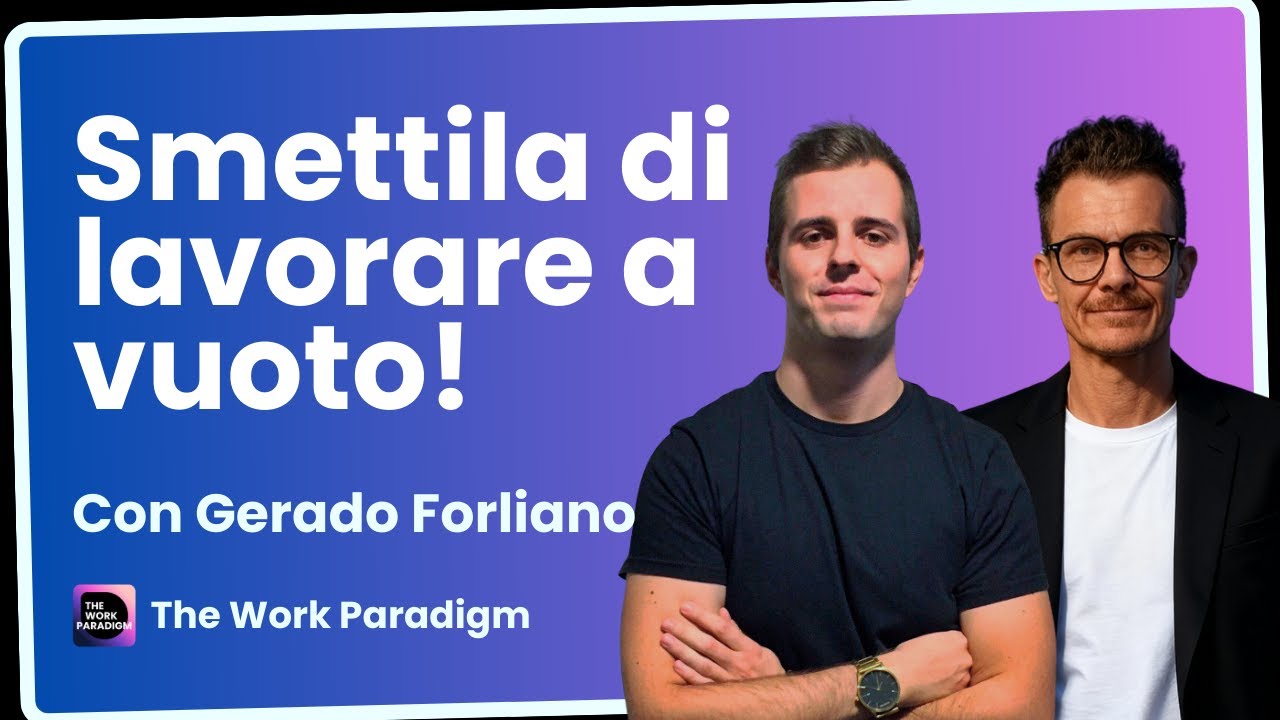 Smettila di lavorare a vuoto!