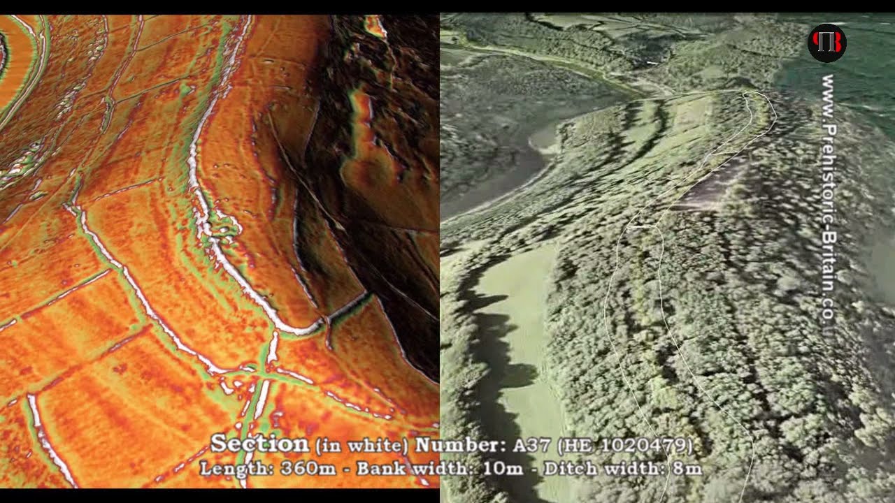 Offa's Dyke - LiDAR Flyover Investigation