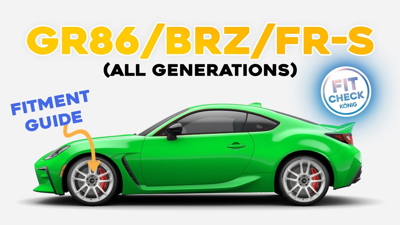 Вот что подходит для вашего GR-86/BRZ/FR-S/86