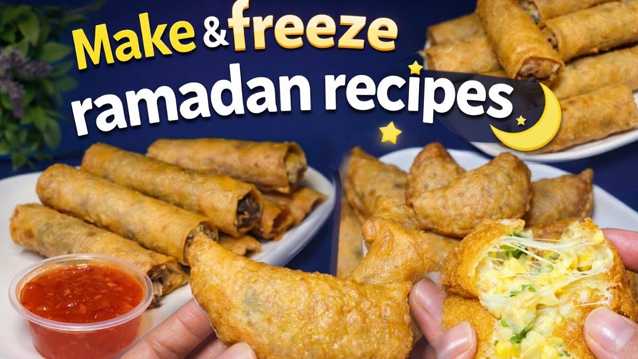 4 Easy Make & Freeze Ramadan Recipes | Quick Iftar Prep Ideas