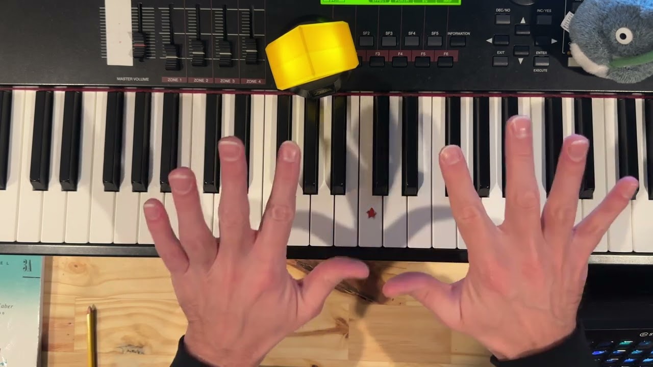 How to play a C major 🎹 😊 