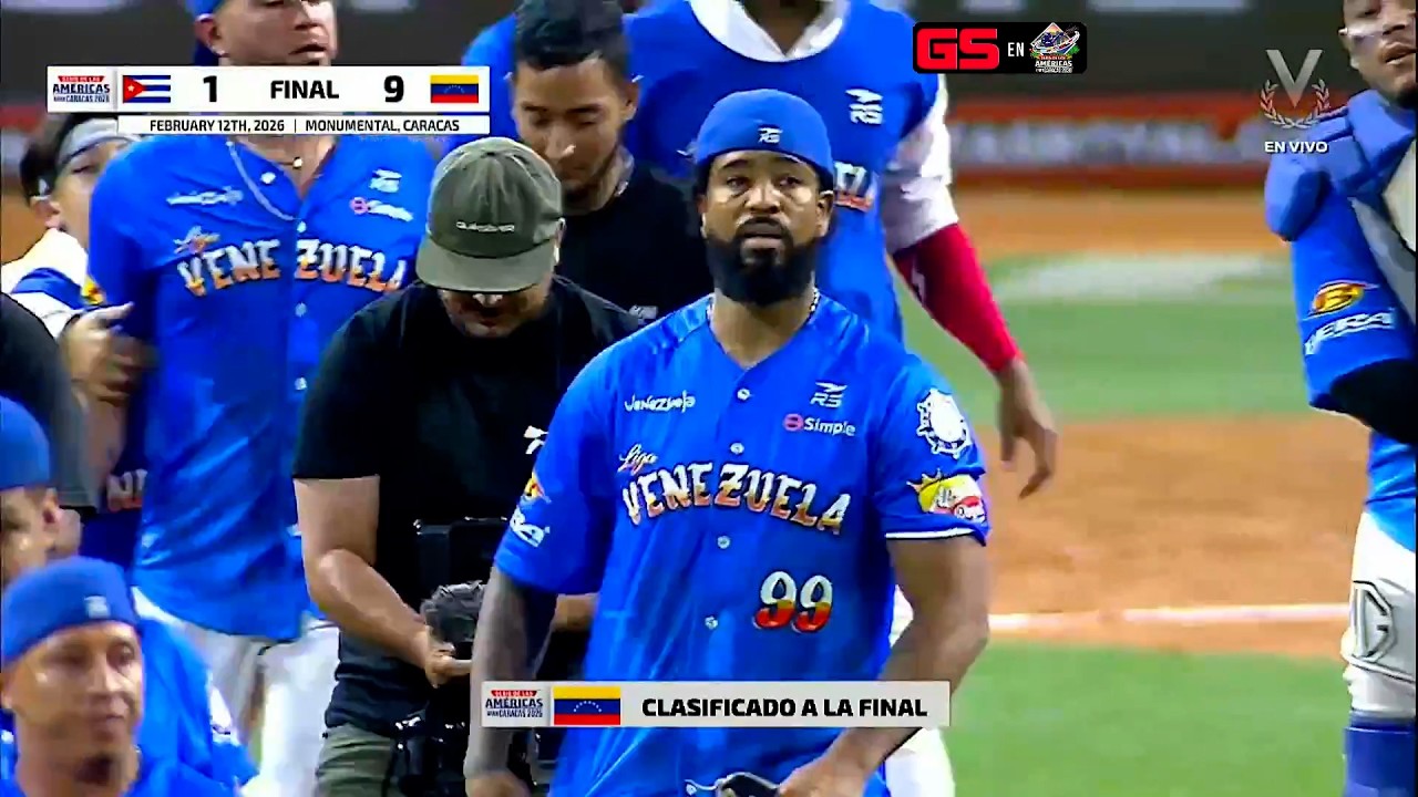 MAGALLANES DE VENEZUELA CLASIFICA A LA GRAN FINAL DEL TORNEO AL GANARLE 9x1 a LA SELECCIÓN DE CUBA.