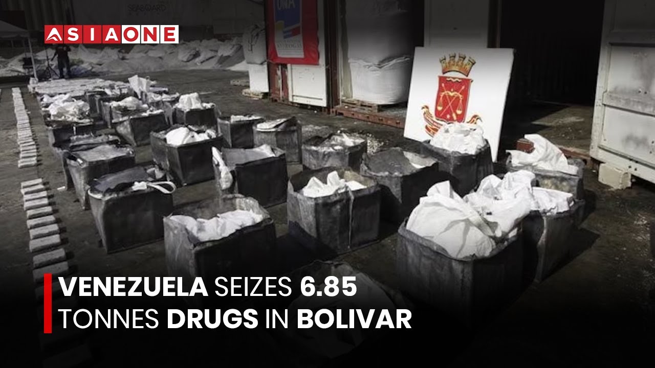 Venezuela Seizes 6.85 Tonnes Drugs in Bolivar | Asia One News