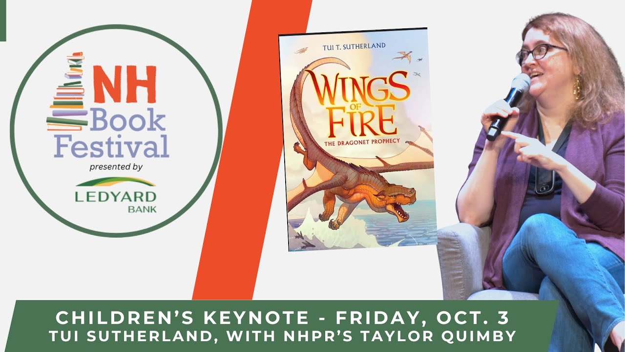 Wykład dla dzieci na New Hampshire Book Festival: autorka Tui Sutherland