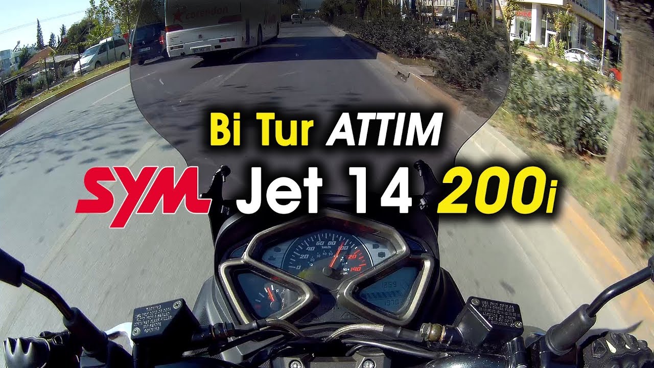 SYM Jet 14 200 İle Bi Tur Attım