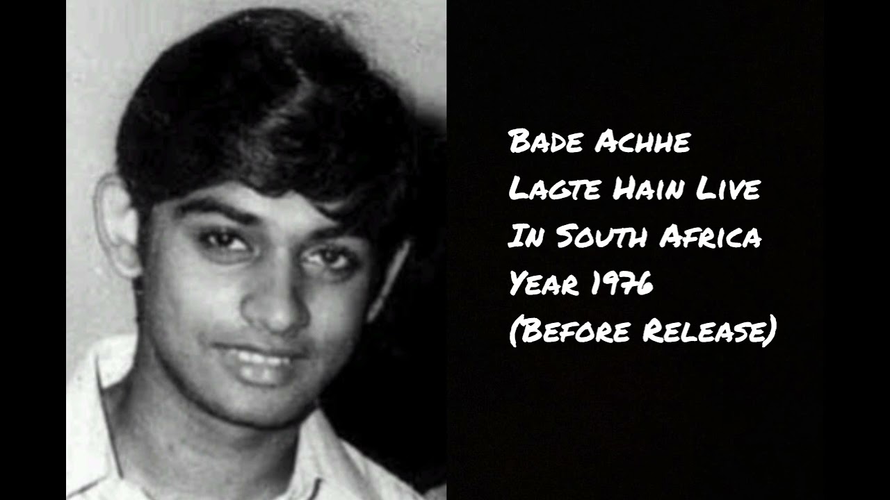 Bade Achhe Lagte Hai Amit Kumar Live In South Africa 1976 | Before Release | Tour With Kishore Kumar