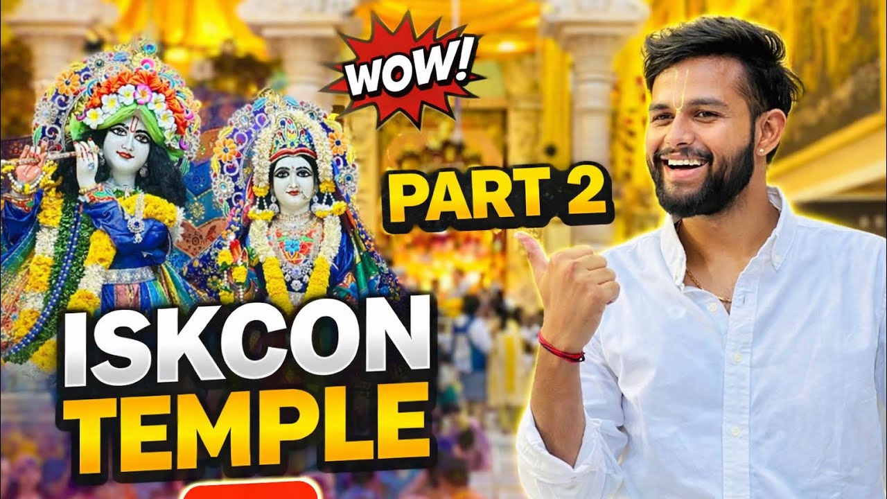 Part-2| ISKCON Temple🛕| Hare Krishna🦚 		#temple #iskcon #hyderabad #viral #youtube #trending #vlog 