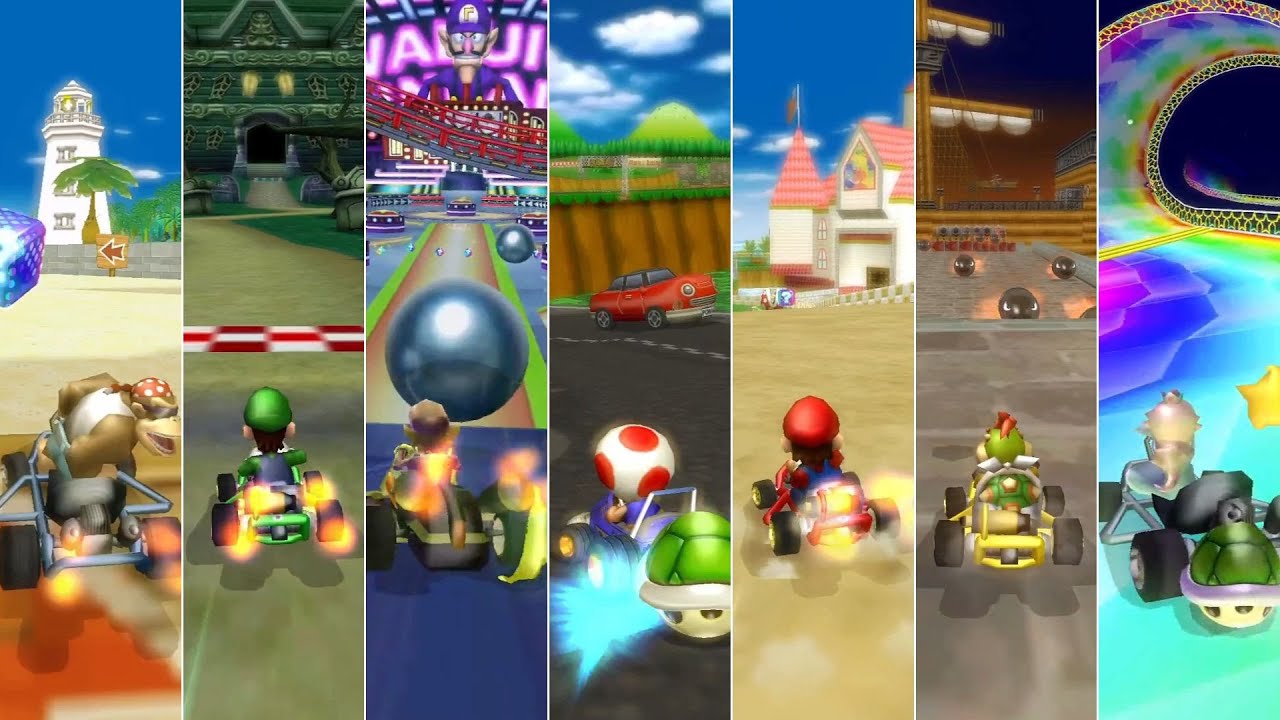 If All Mario Kart DS Courses Were In Mario Kart Wii