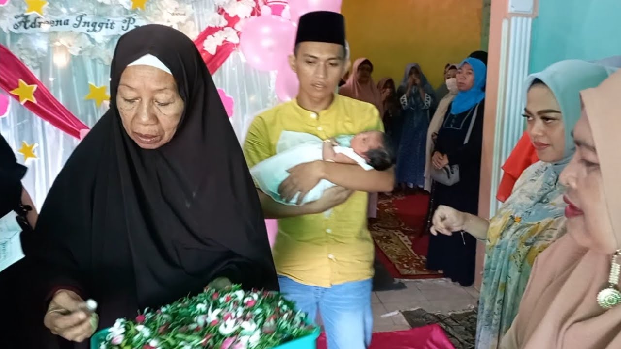Asrokol||Hadrah Khoirunnisa||mengisi acara Aqiqah||kediaman ibu sri sumini||gunung 4 balikpapan