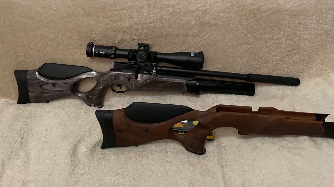 BSA R12 CLX PRO Regulated - Changing stocks from Walnut to Black Pepper Laminate
