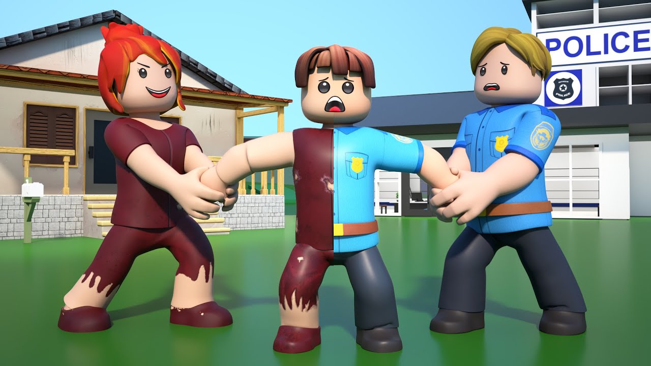 ROBLOX Brookhaven 🏡RP: Бедняки становятся полицейскими (НОВЫЙ ЭПИЗОД) | Roblox Animation | Roblox...