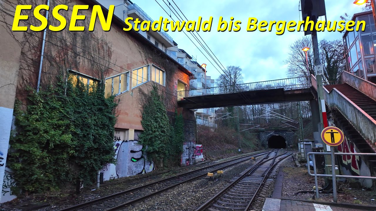 Stadt Essen walkingtour 4K | Von Stadtwald über Rellinghausen nach Bergerhausen Winter 2026