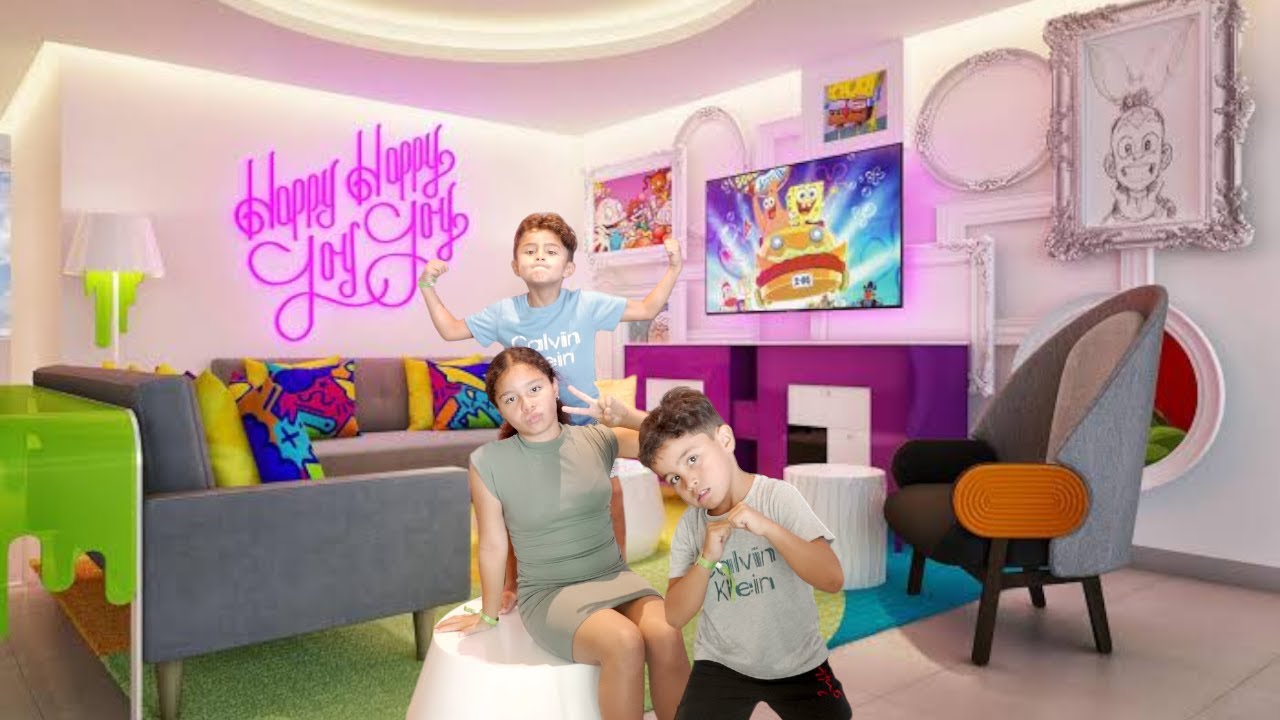 Estuvimos en la mejor suite de NICKELODEON