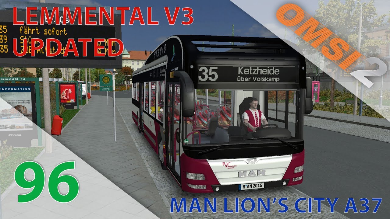 [OMSI 2] Episode n°96 : Ligne 35 en MAN Lion's City A37 Hybrid