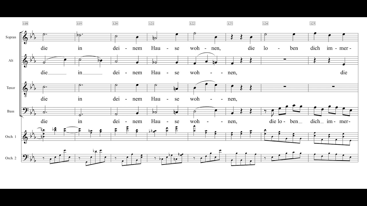 Deutsches Requiem 2021 Teil 4 Wie lieblich sind deine Einstudierung Sopran
