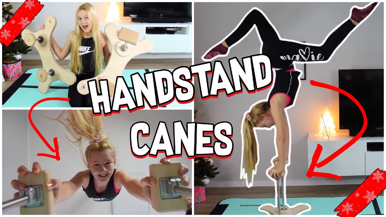 HANDSTANDSTÜTZEN AUSPROBIEREN ! HANDSTAND LÄNGER HALTEN HANDSTAND CANES | MaVie Noelle Family