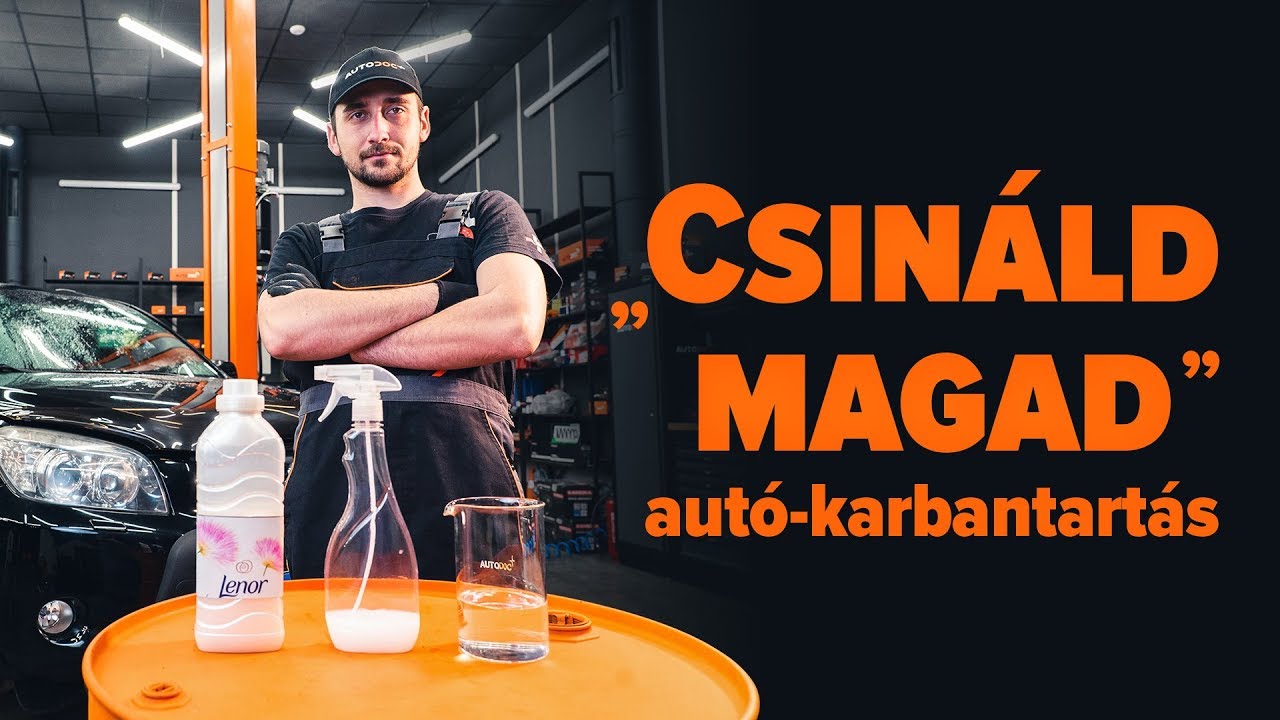 Hogyan k&eacute;sz&iacute;thet saj&aacute;t esőv&iacute;z lepergetőt? | AUTODOC tippek