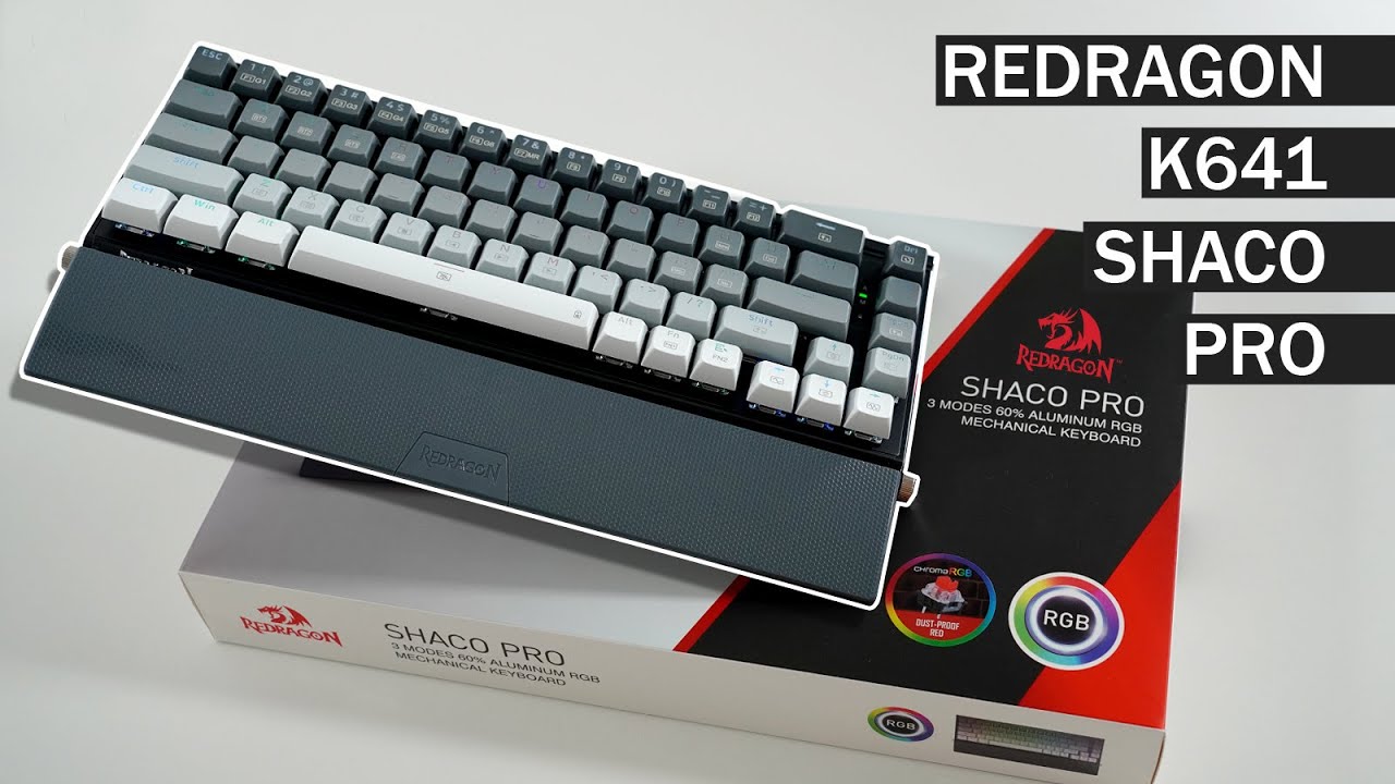 Unboxing Redragon K641 SHACO PRO 60% Aluminum RGB Mechanical Gaming Keyboard @redragonkeyboard