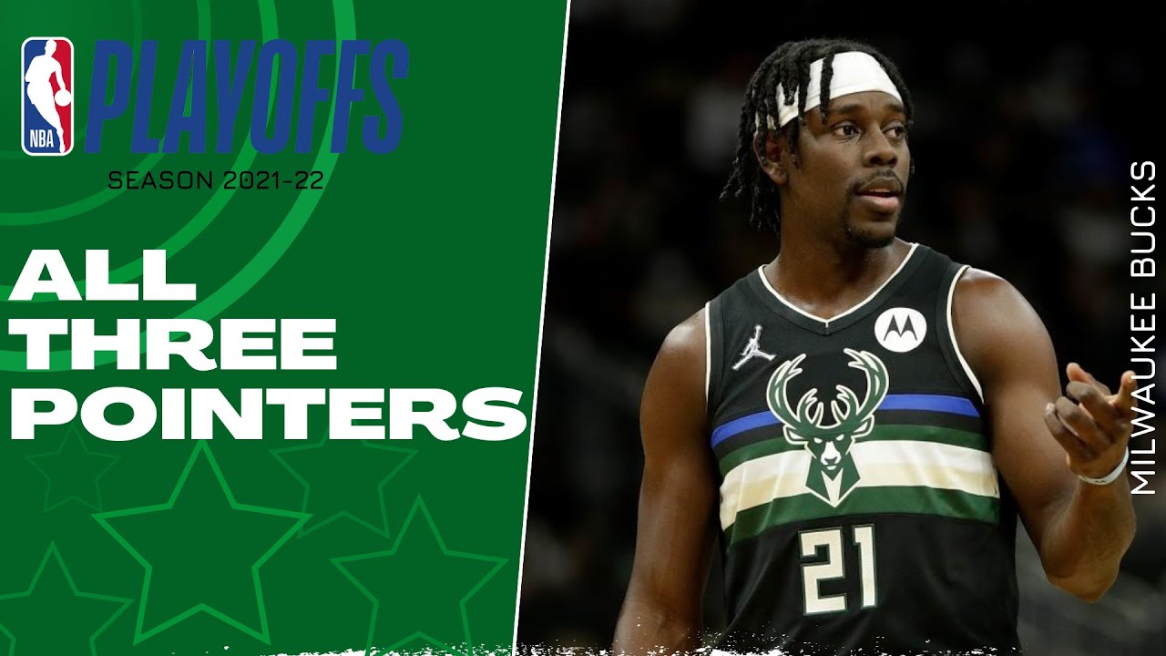 Jrue Holiday ALL 25 Three-Pointers From 2021-22 NBA Playoffs | King of NBA