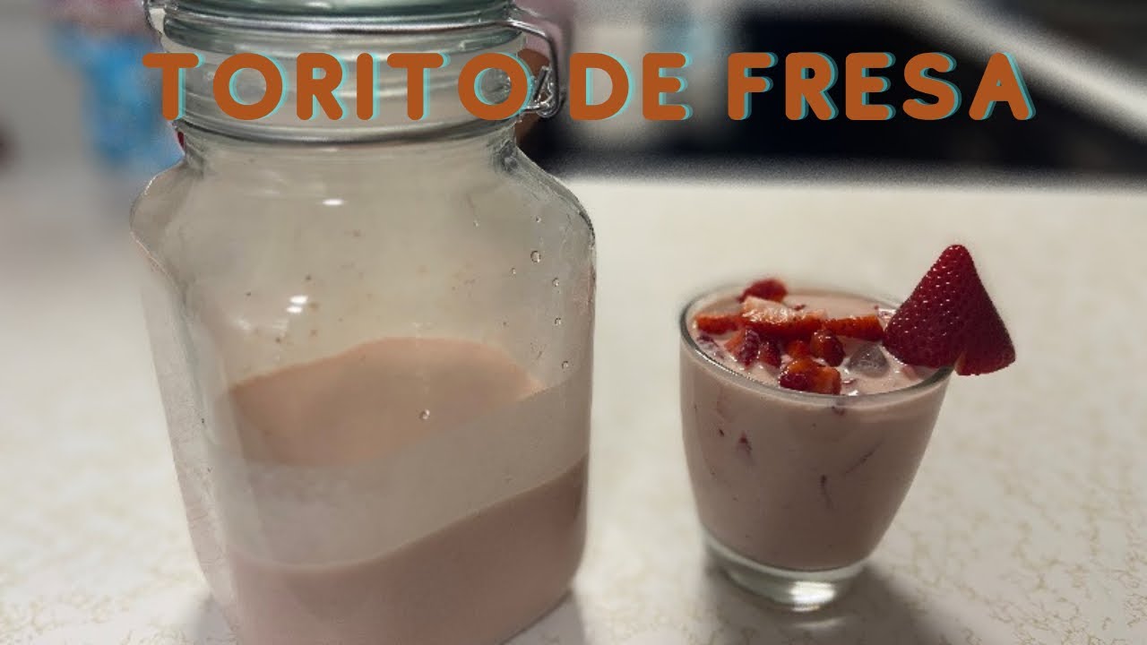 Preparando Torito de Fresa 🍓 😋