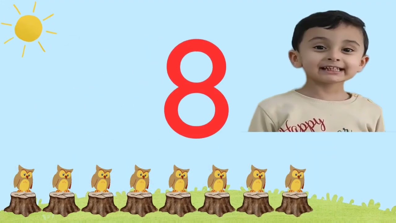 Emir ile sayıları öğrenelim (1-10) | Ona kadar birer ritmik sayma