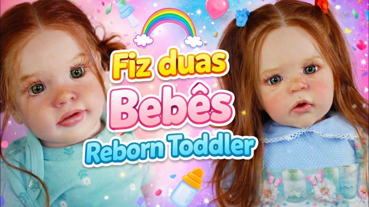 FIZ DUAS BEBÊS REBORN TODDLER 🥹😍