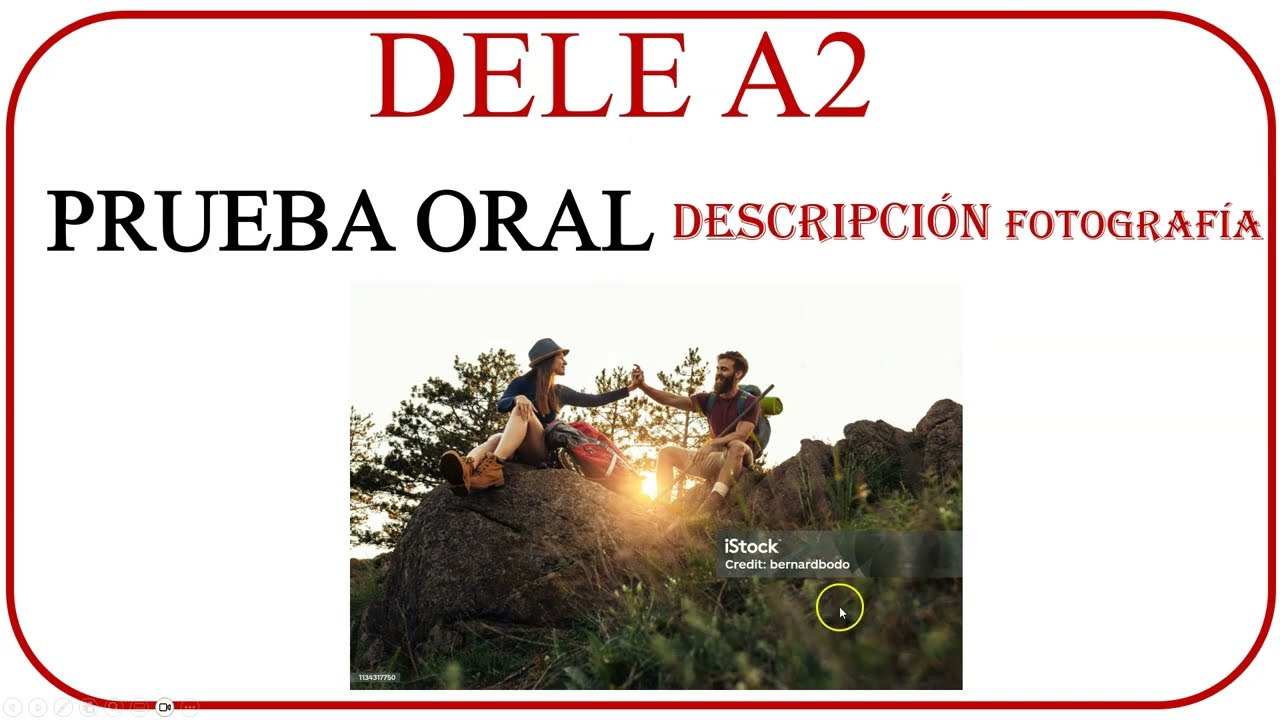 VACACIONES EN LA MONTAÑA DESCRIPCION DE LA FOTOGRAFÍA DELE A2 PRUEBA ORAL