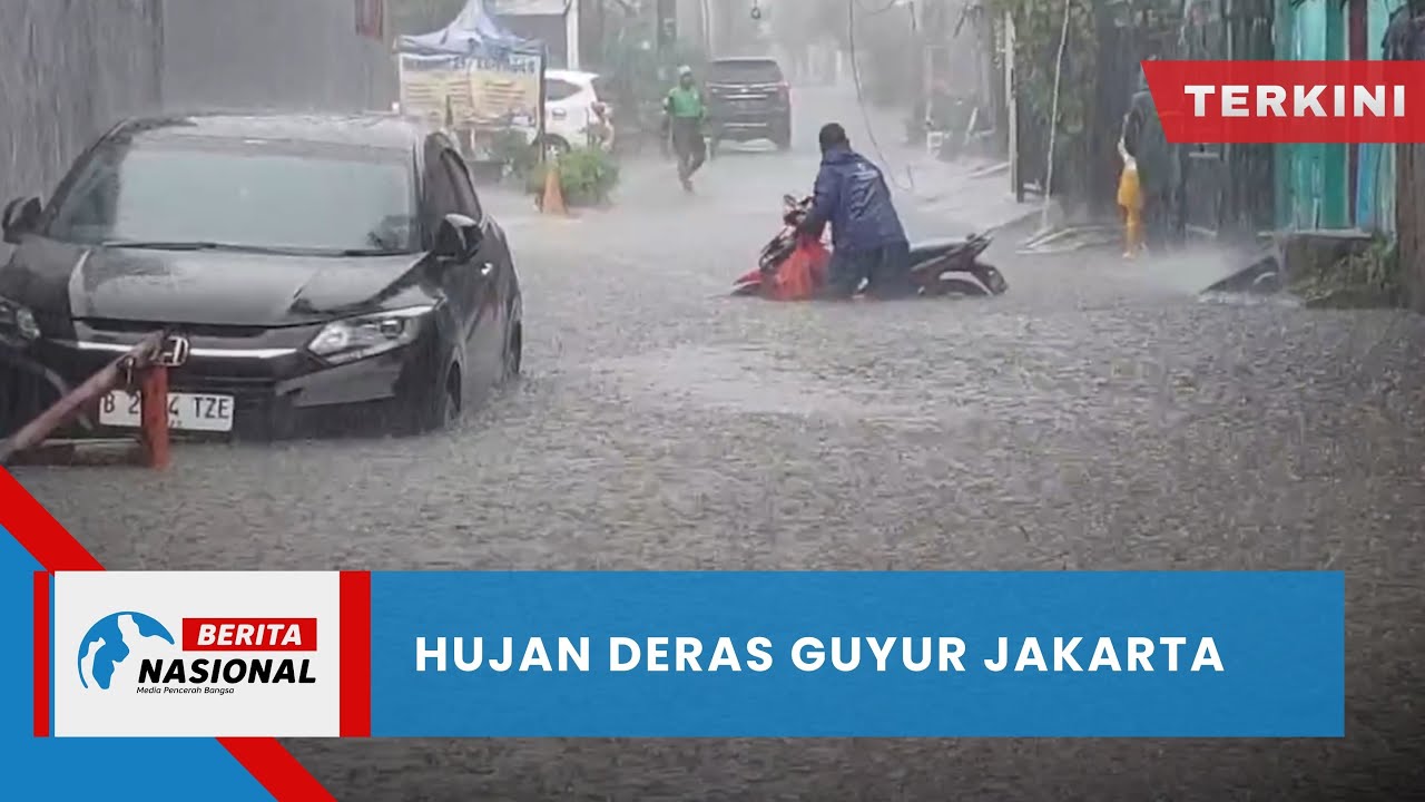 Berita Nasional Terkini | Hujan Deras Guyur Jakarta