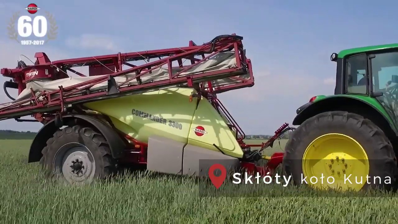 Oprysk 300 hektarów - opryskiwacz zaczepiany Hardi Commander 3300