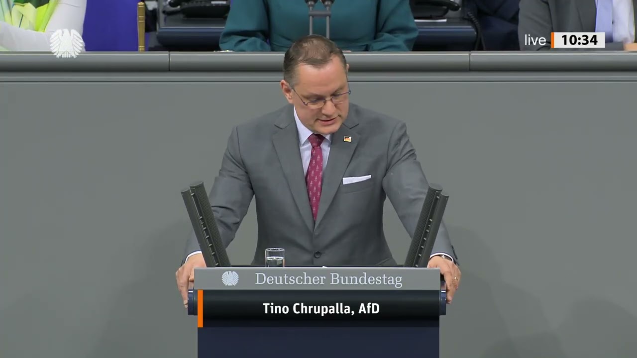 Diese Rede wollte Merz lieber nicht hören! 🤣 - Tino Chrupalla - AfD-Fraktion im Bundestag