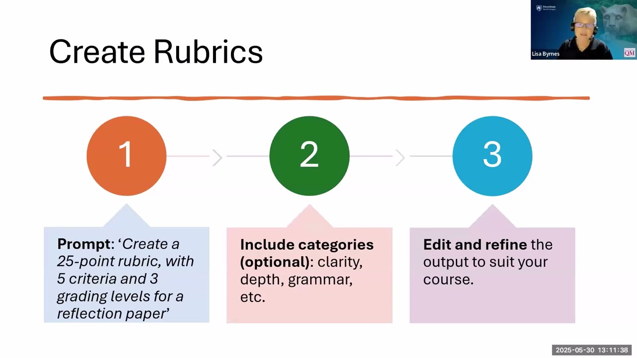 Using AI to Generate Course Content