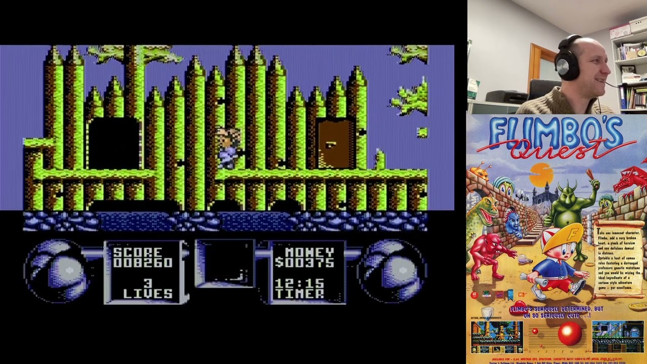 Flimbo's Quest  - Atari (beta) vs C64