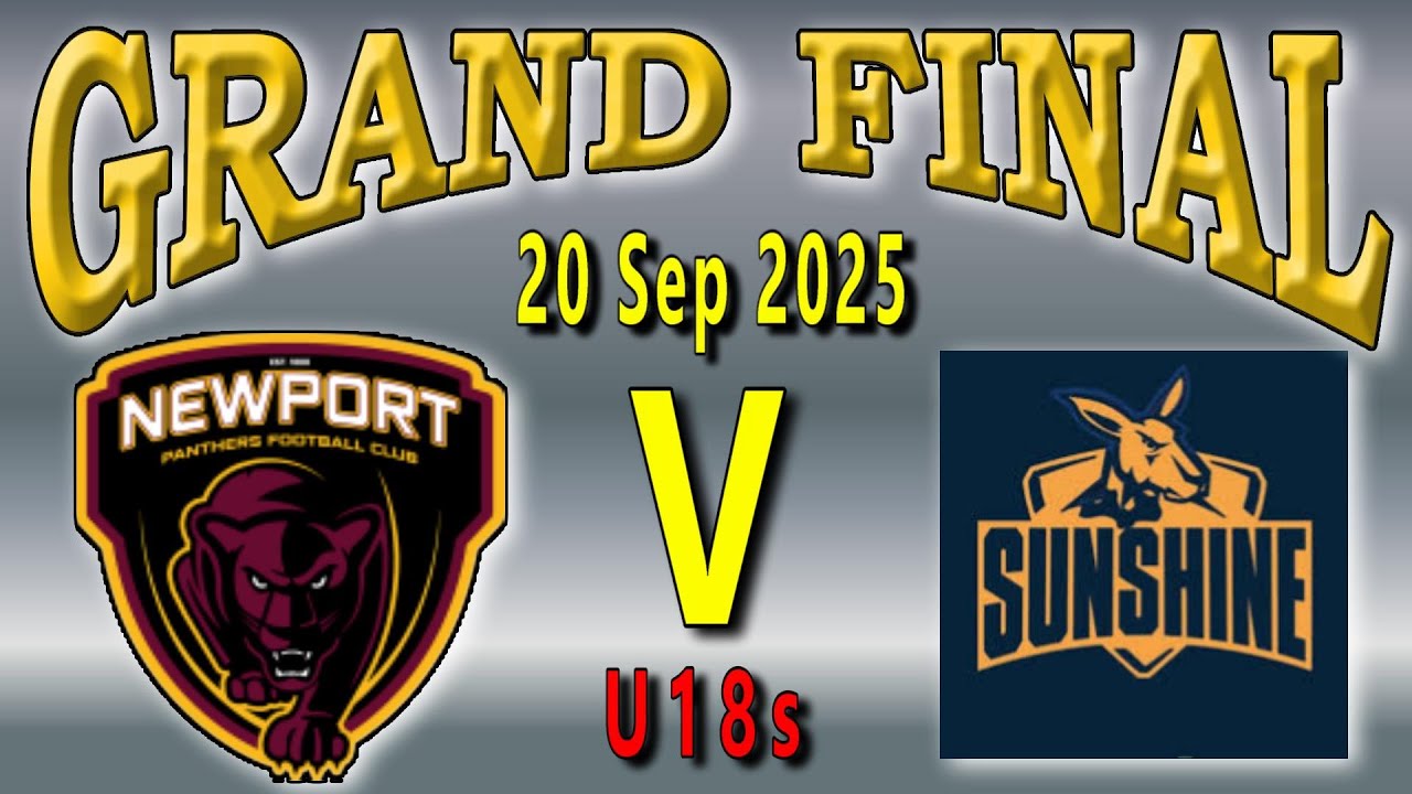 WFNL U18s - Newport v Sunshine - GRAND FINAL on 20 September 2025 Chirnside Park