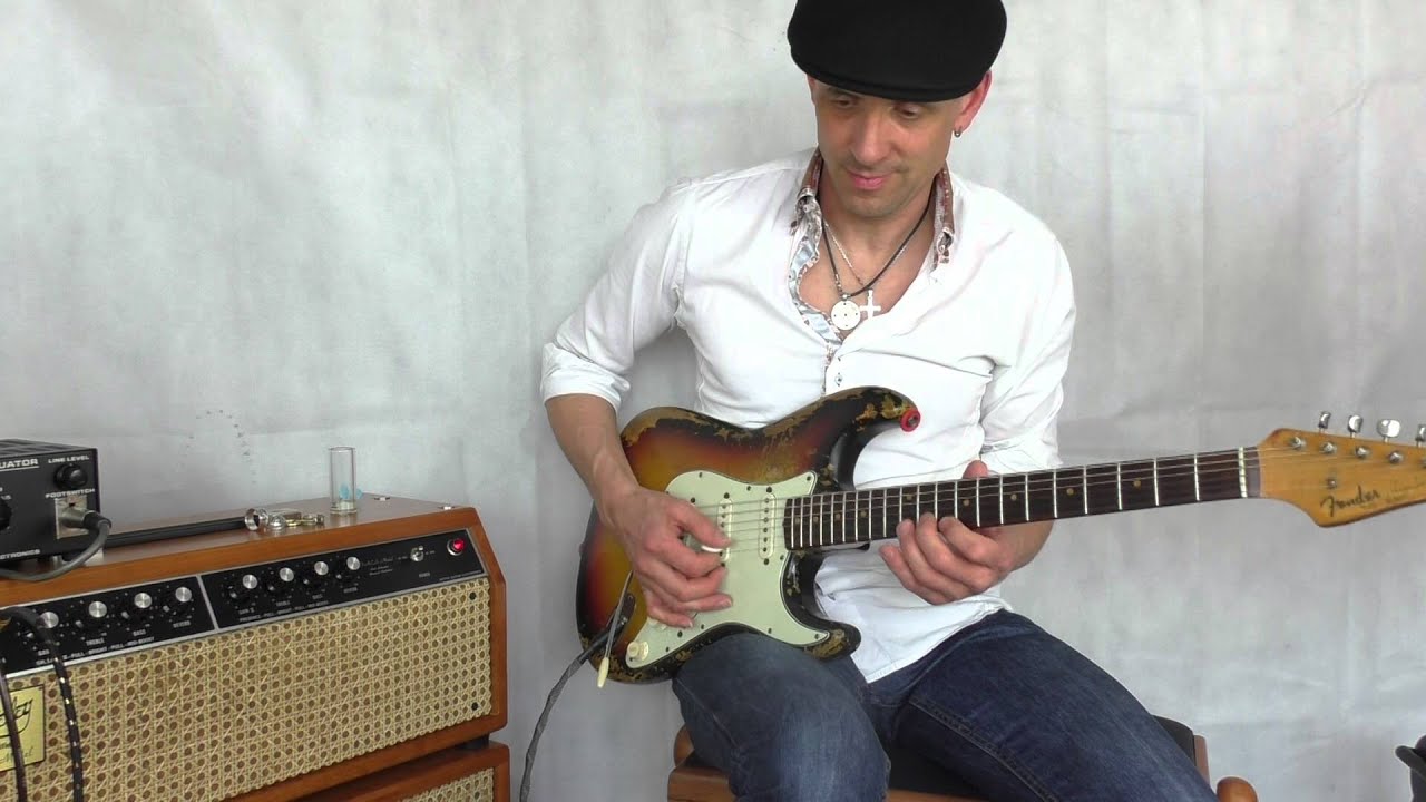 80ties Jim Kelley FACS amp with 1962 Fender Stratocaster