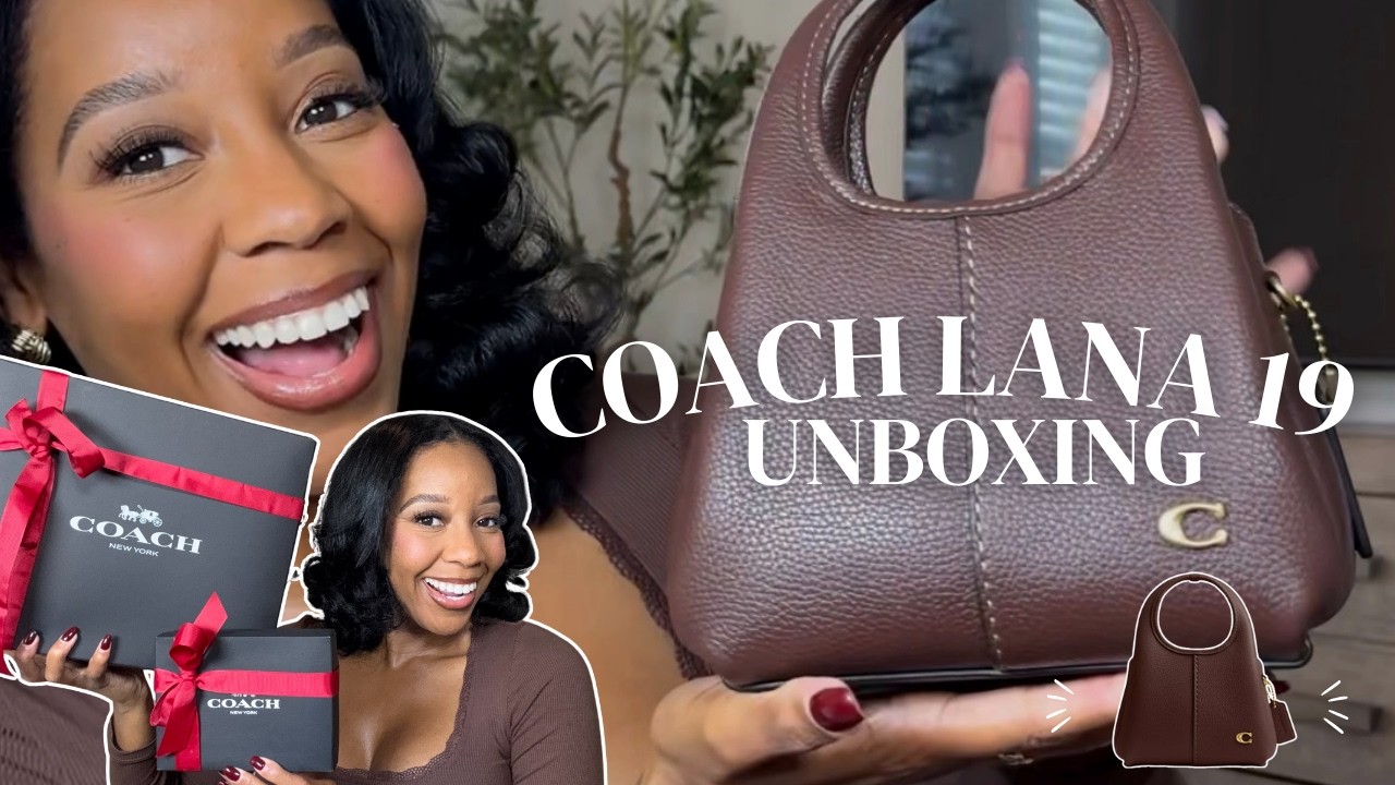 Сумка Coach Lana Shoulder Bag 19 | Распаковка, содержимое сумки, обзор и многое другое