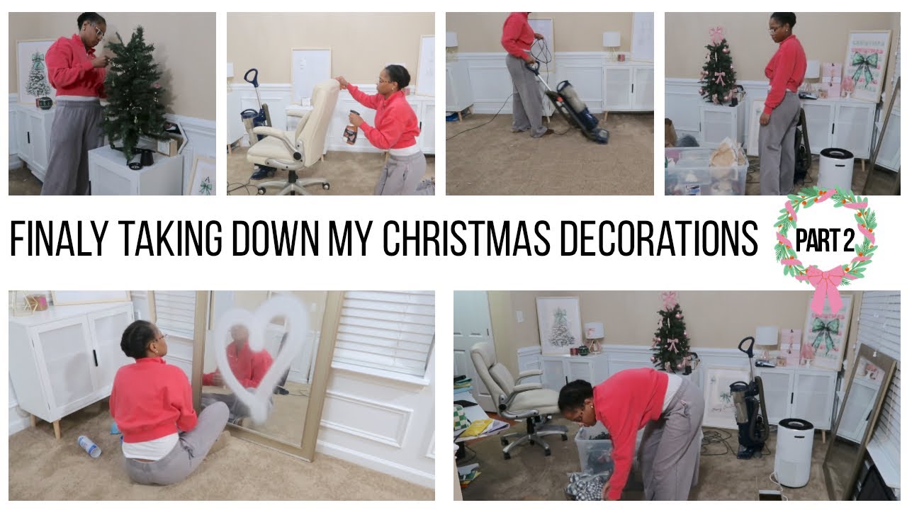 Mid‑January Clean With Me: Taking Down Christmas Decorations & Office Reset