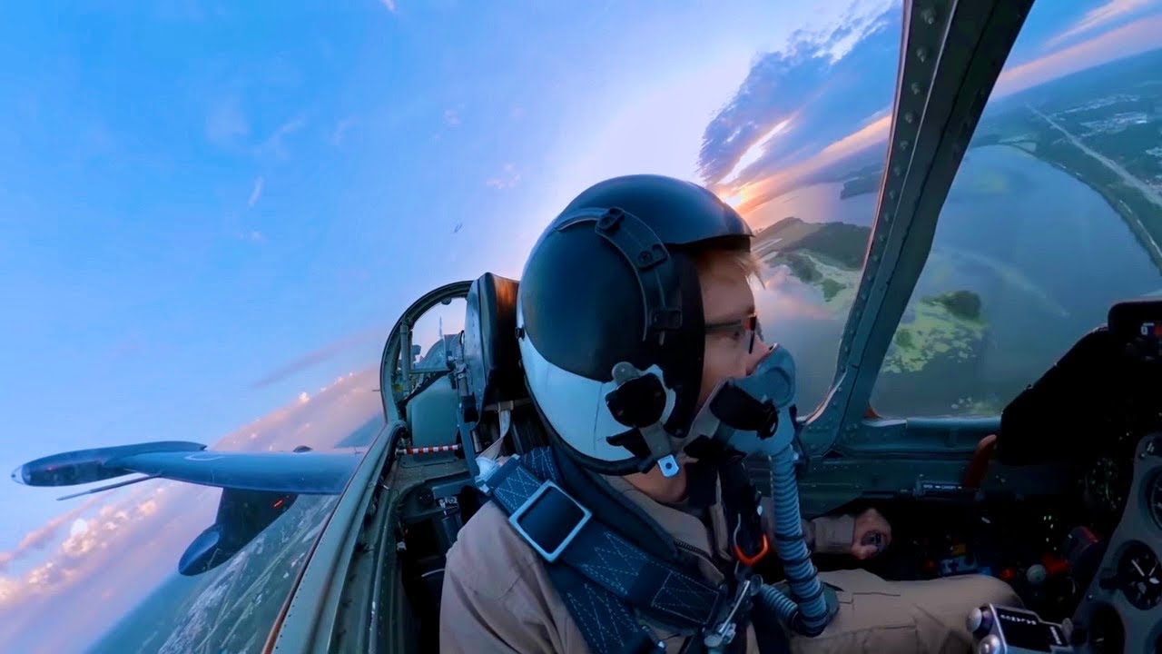 Высший пилотаж по ППП на нашем истребителе L-39