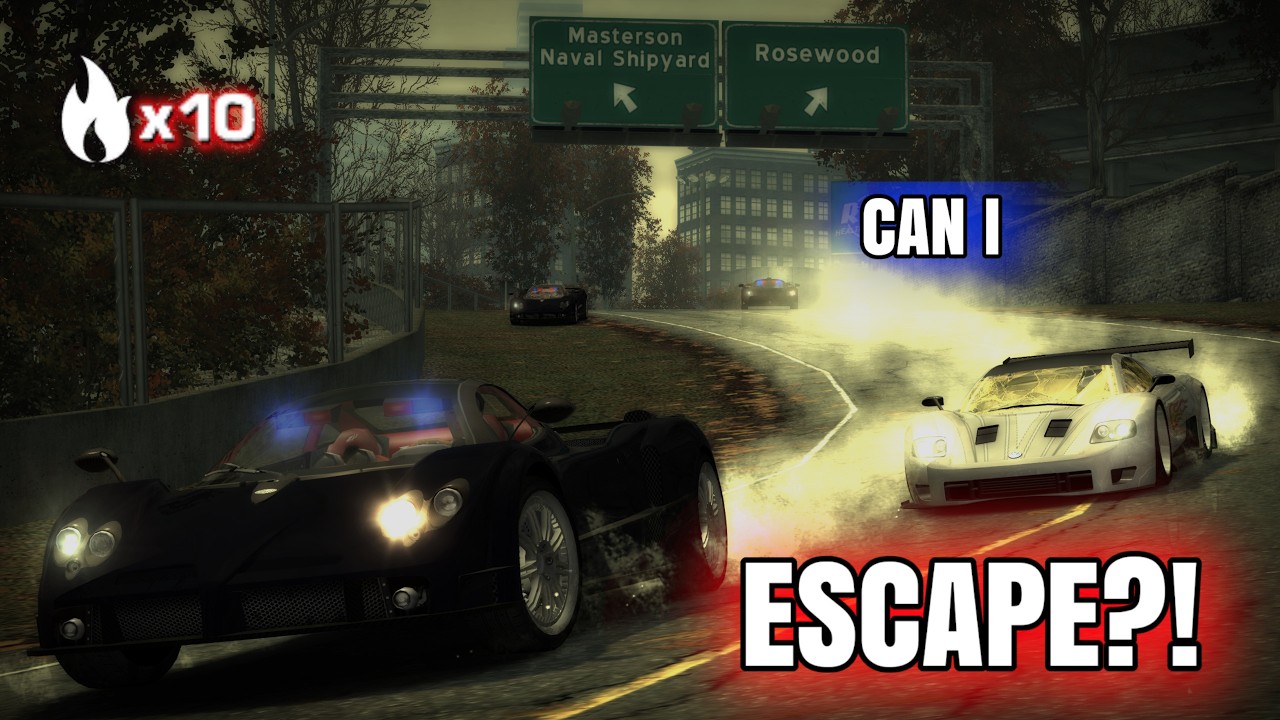 Insane Police Chase! Escaping the Street Racing Unit | NFS Most Wanted