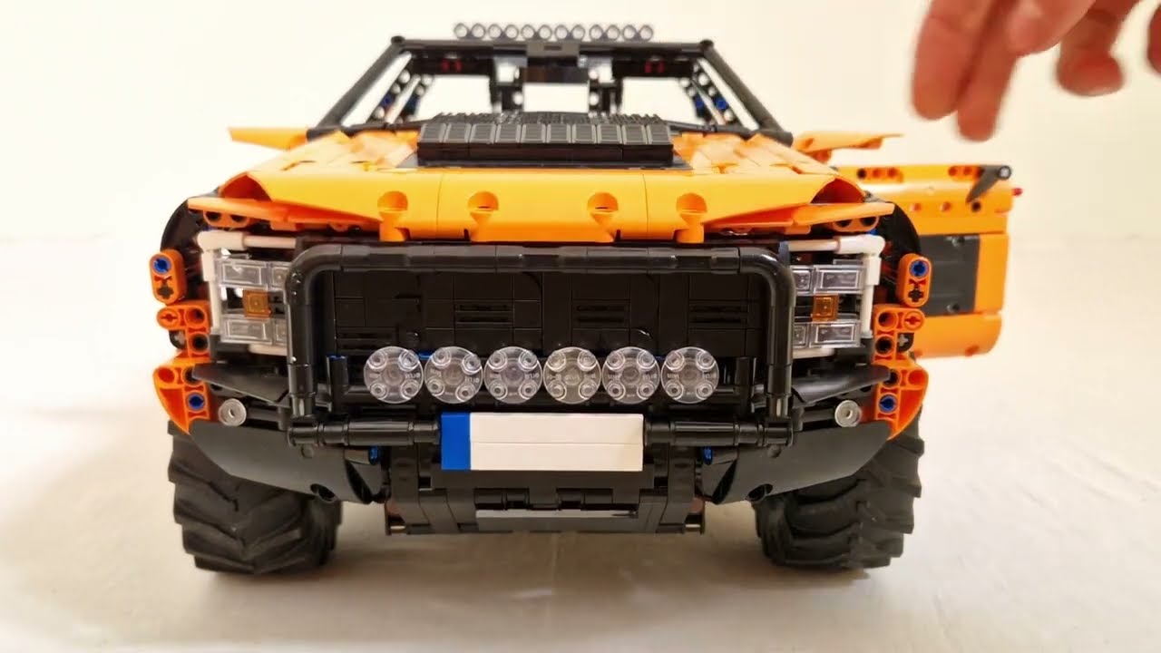 Lego Technic motorized Ford Raptor F-150 R Project Part 8 (hood mechanism)