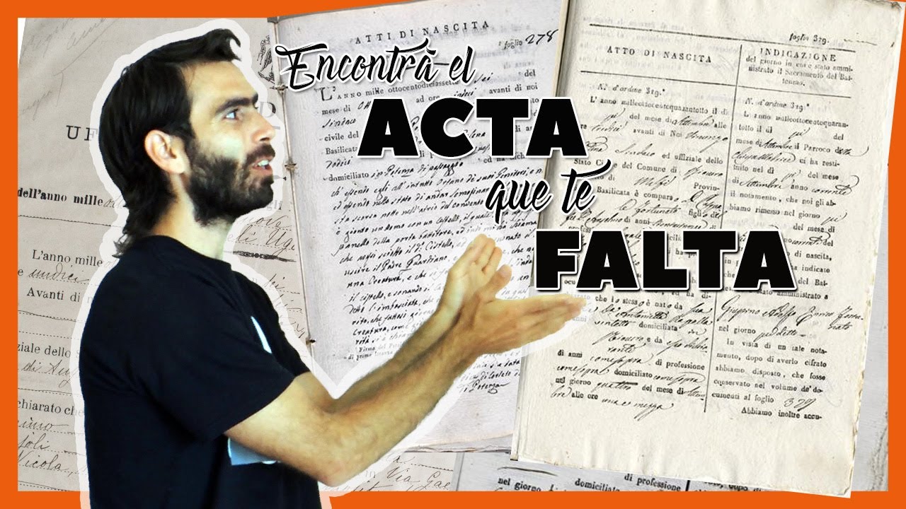 👉Ciudadania Italiana en Italia🟢Como ENCONTRAR el ACTA Italiana✔️FUNCIONA