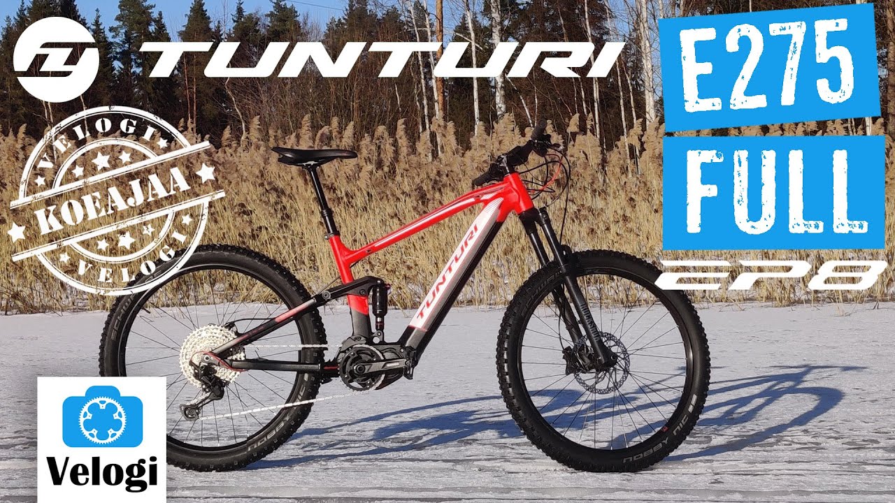 Koeajossa uusi Tunturi e275 Full | Shimano EP8