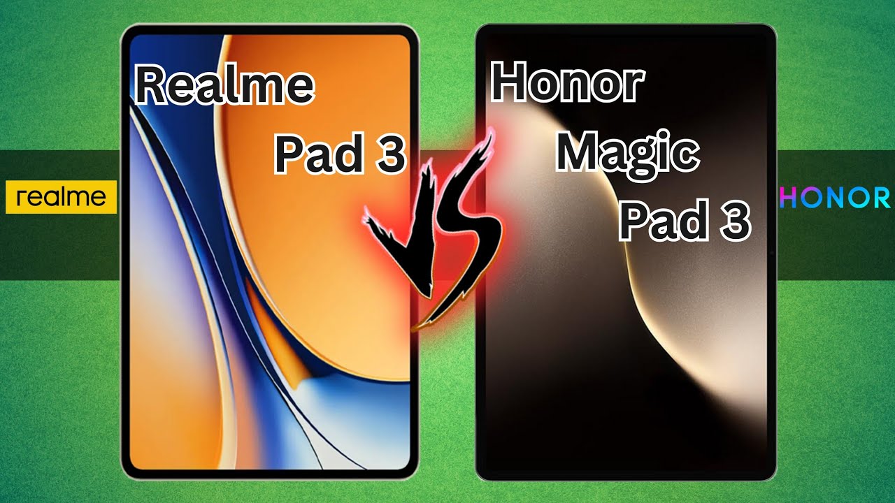 Realme Pad 3 против Honor Magic Pad 3