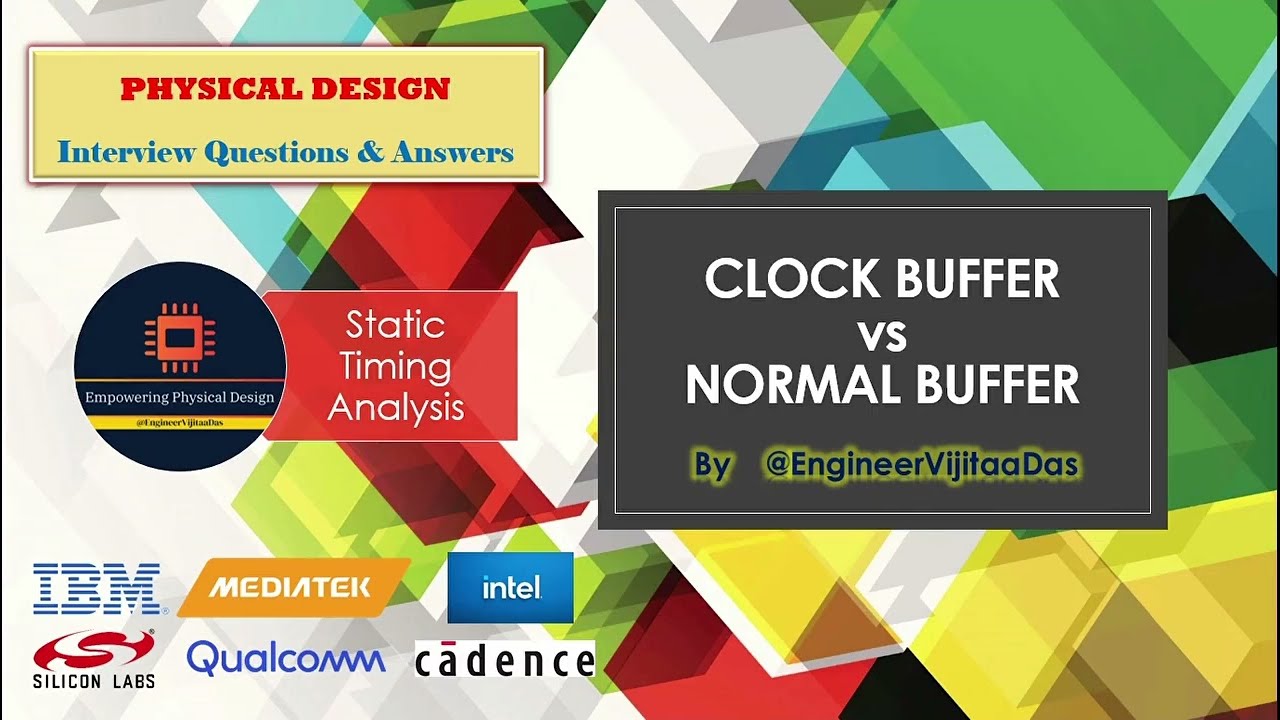 Clock Buffer vs Normal Buffer | VLSI Physical Design