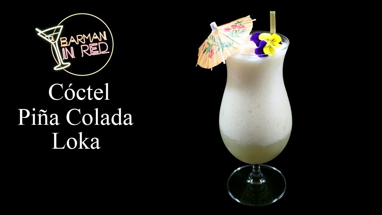 Como hacer la PIÑA COLADA LOKA