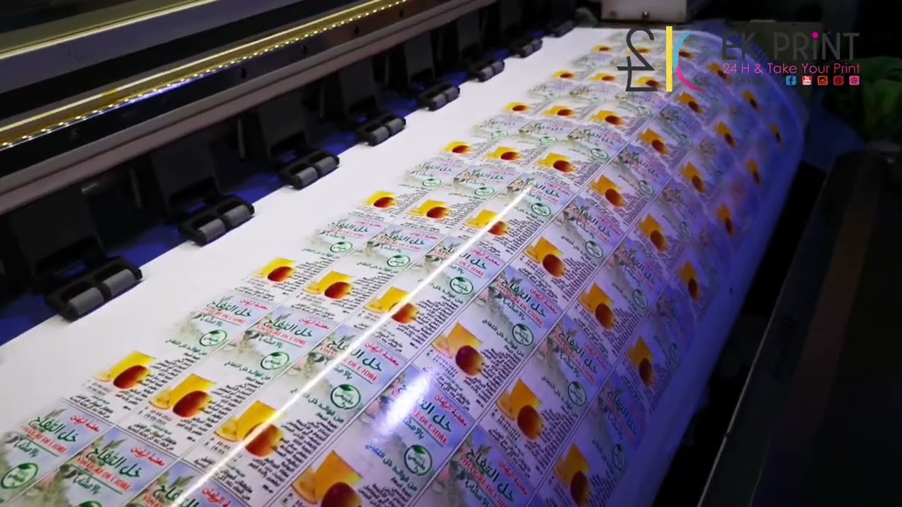 Impression Stickers Vinyl Avec Découpe Haute Qualité EK PRINT
