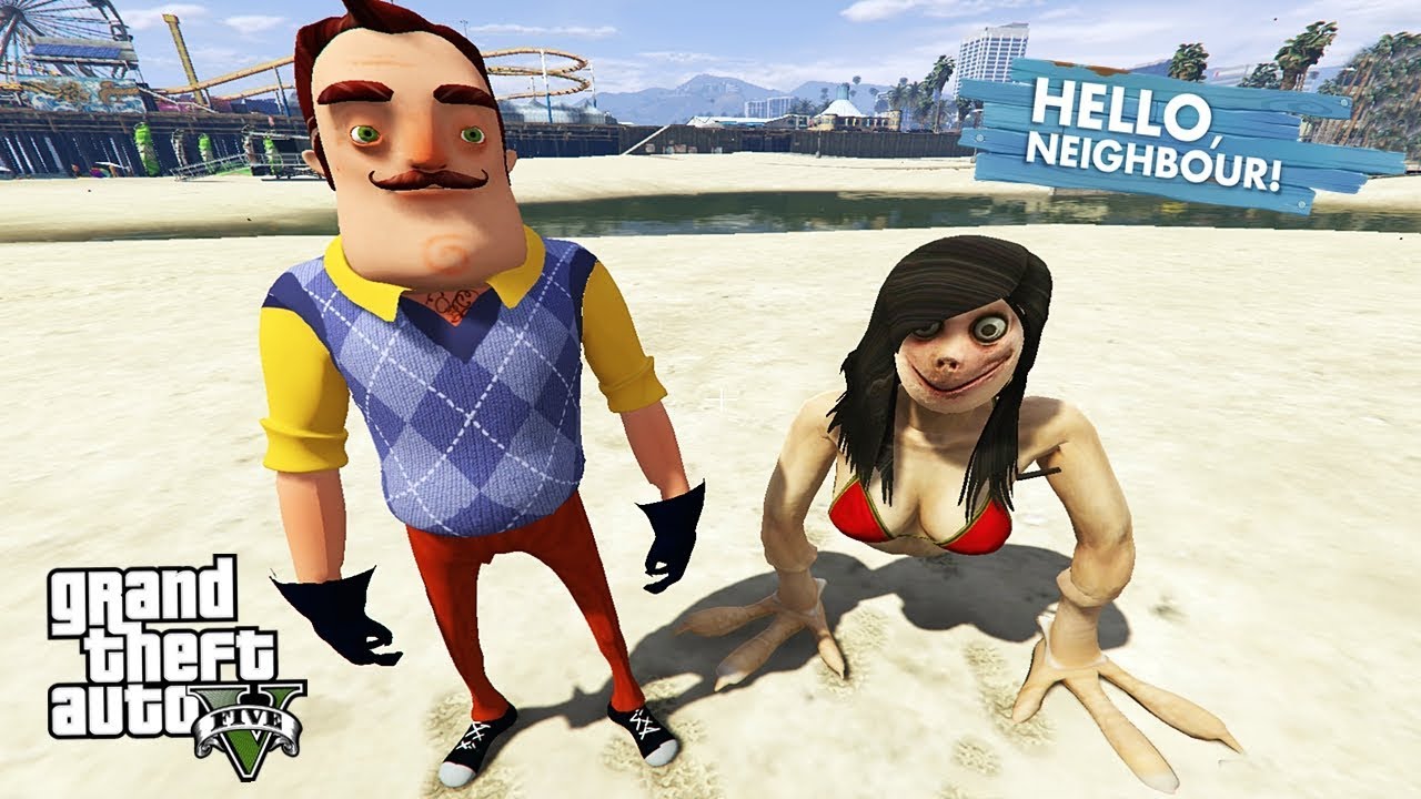HELLO NEİGHBOR WİLSON'LA MOMO'YU KAÇIRDIK (GTA 5 MODS)