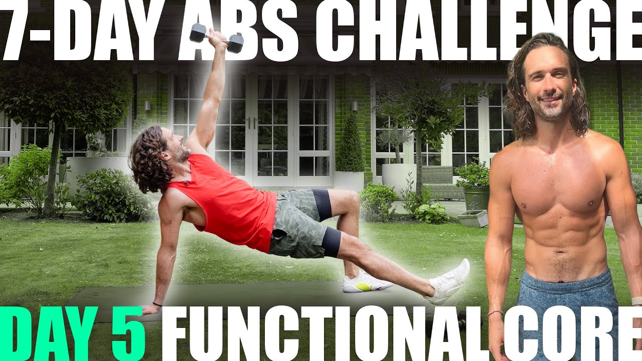 7-Day Abs Challenge Day 5: Functional Core | Joe Wicks Workouts