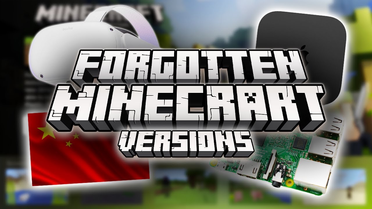 Забытые версии Minecraft