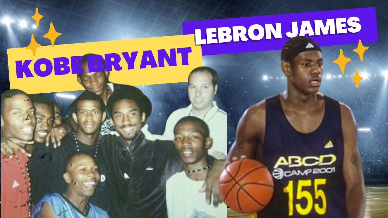 Rare Videos Of LeBron James at the 2001 ABCD Camp! (Kobe Bryant Guest Appearance)