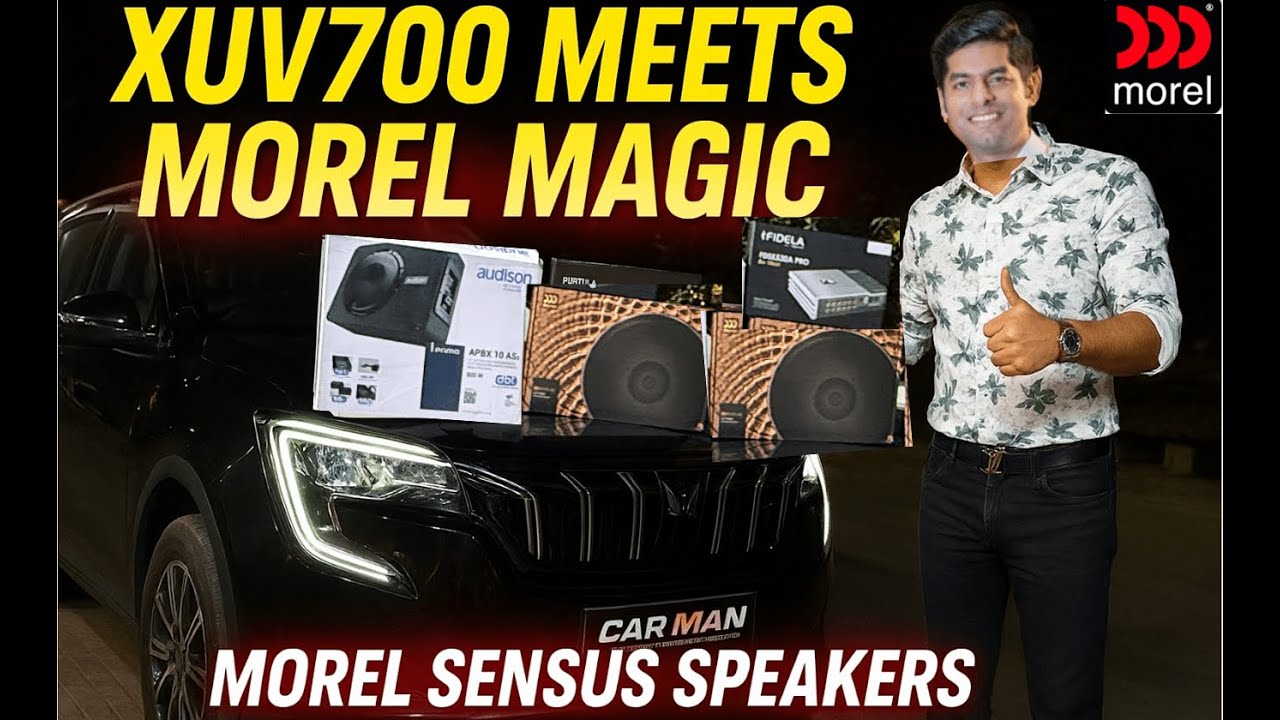 XUV700 AX7L upgraded with MOREL SENSUS 2 WAY ACTIVE High End Audio Setup 🔥 Sony OUT 🚫| CAR MAN INDIA